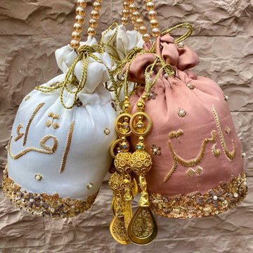 Motia Khattati Potli – Personalized Elegance For Bridal/Wedding